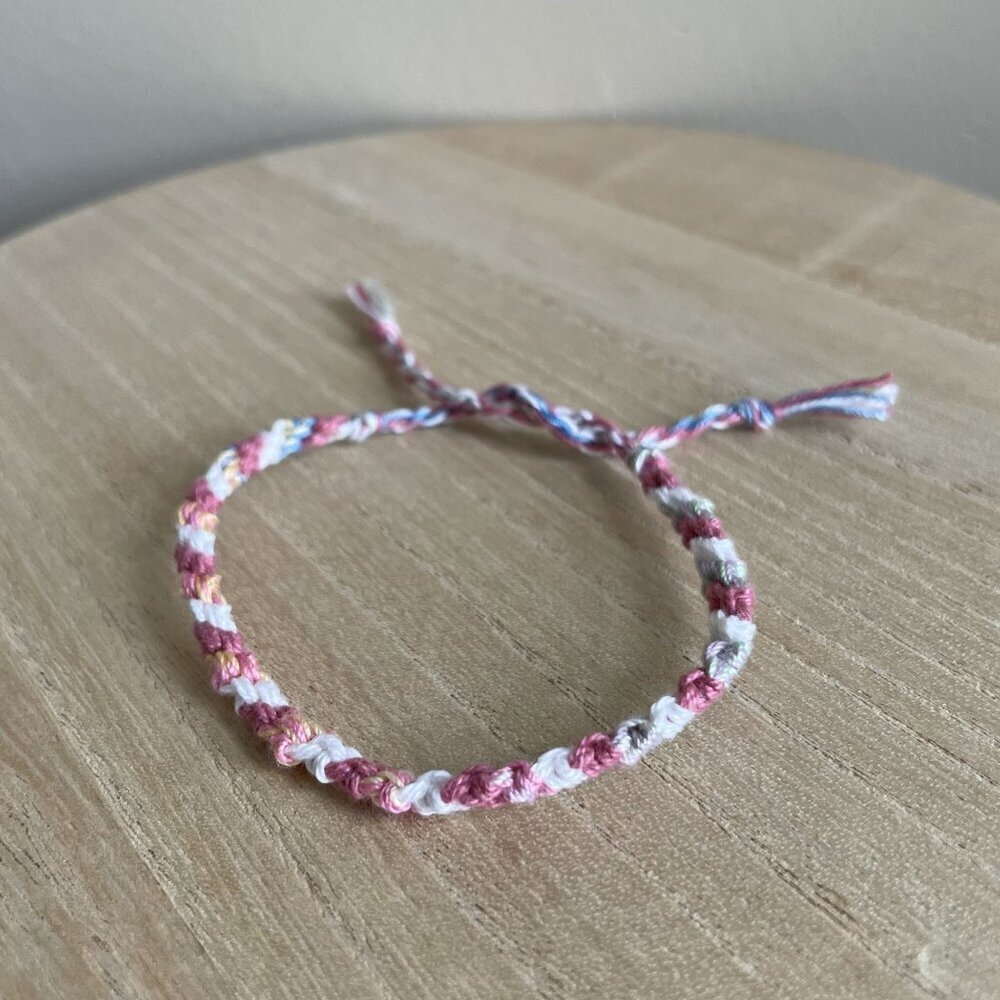 Itzel Bracelet, anklet, trendy, comfortable, tie, embroidery thread, woven, gift
